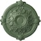 Ekena Millwork Hamilton Ceiling Medallion (Fits Canopies up to 3 3/4"), 17 3/8"OD x 1 3/4"P, Athenian Green CM17HAAGF - alternate 1